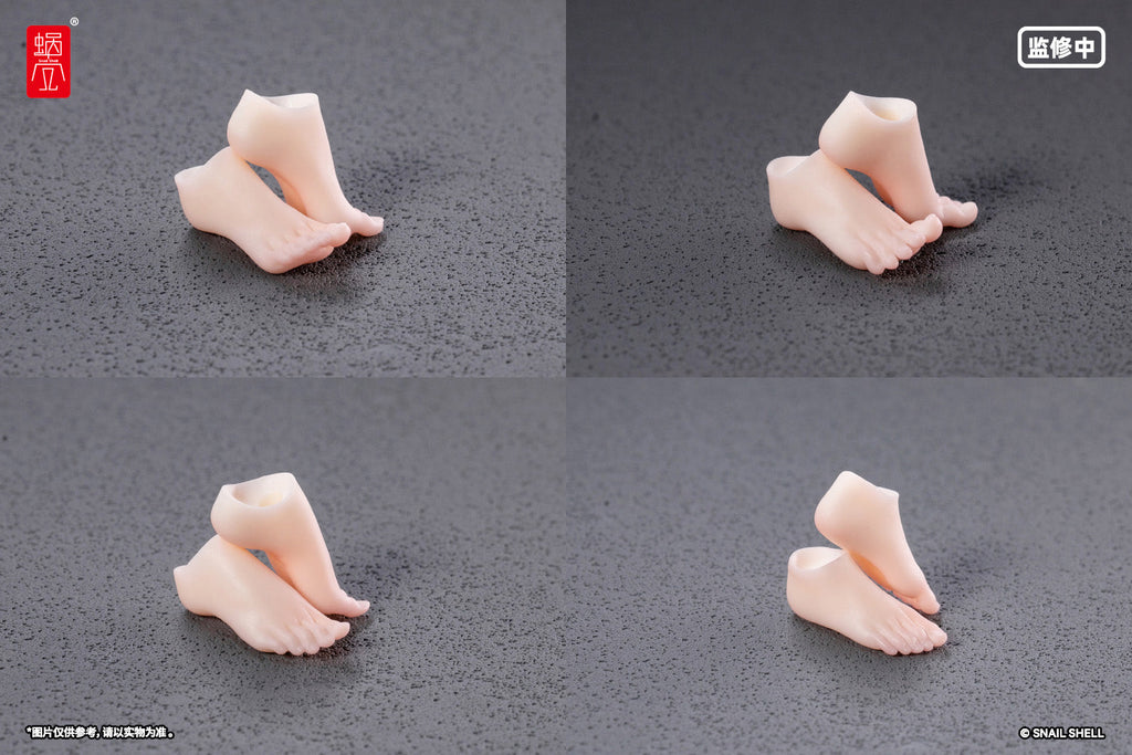 Option Foot Parts Set for RPGEX-06 Adventurer Snail 1/12 Action Figure
