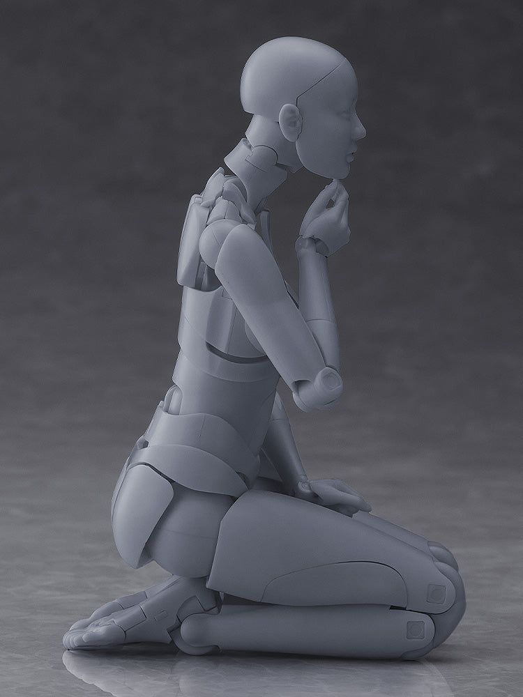 Nishimura Style Drawing Doll Olive Gray