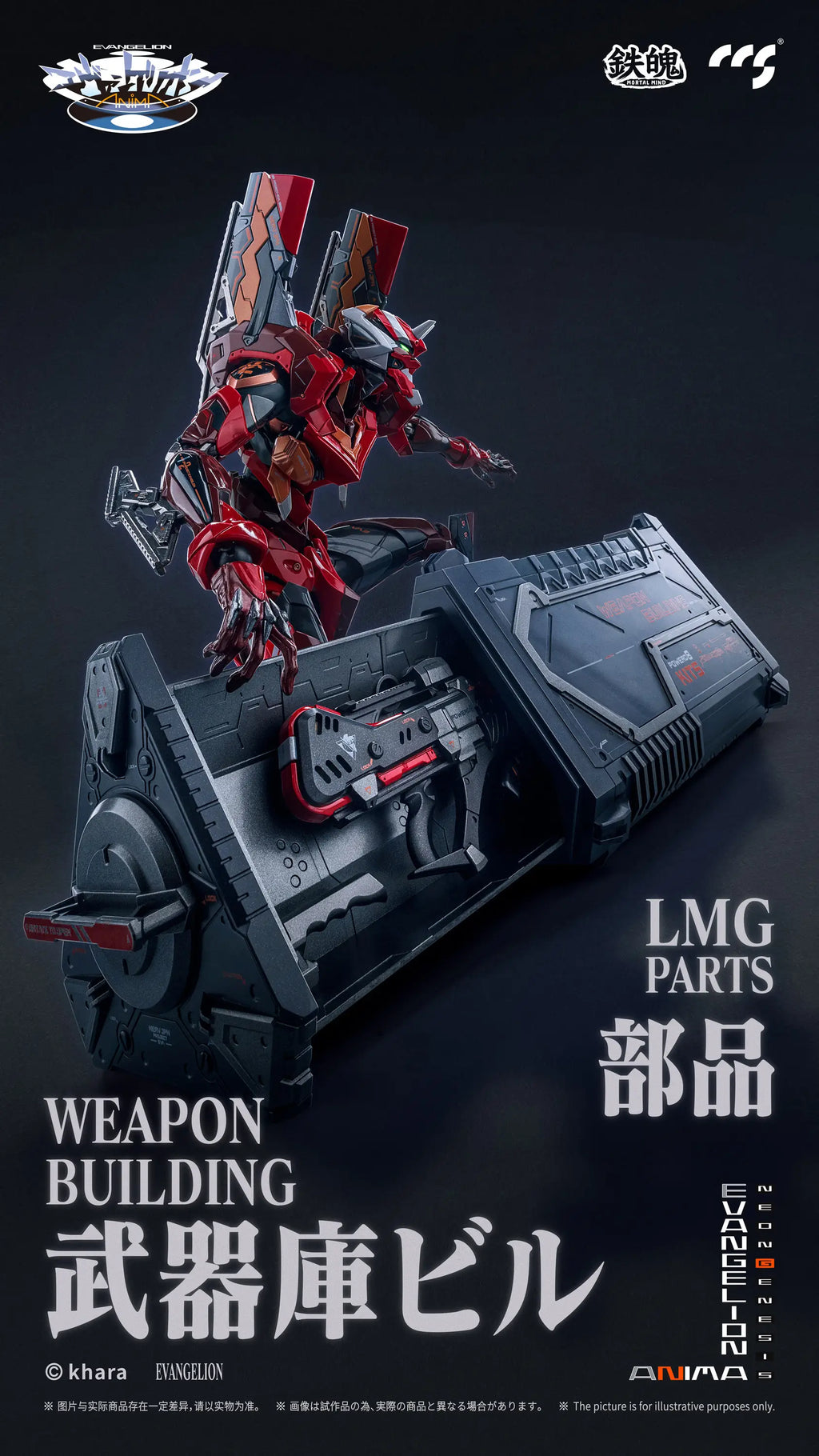 Evangelion Anima Mortal Mind Evangelion Unit-02 Type II Alloy Action Figure