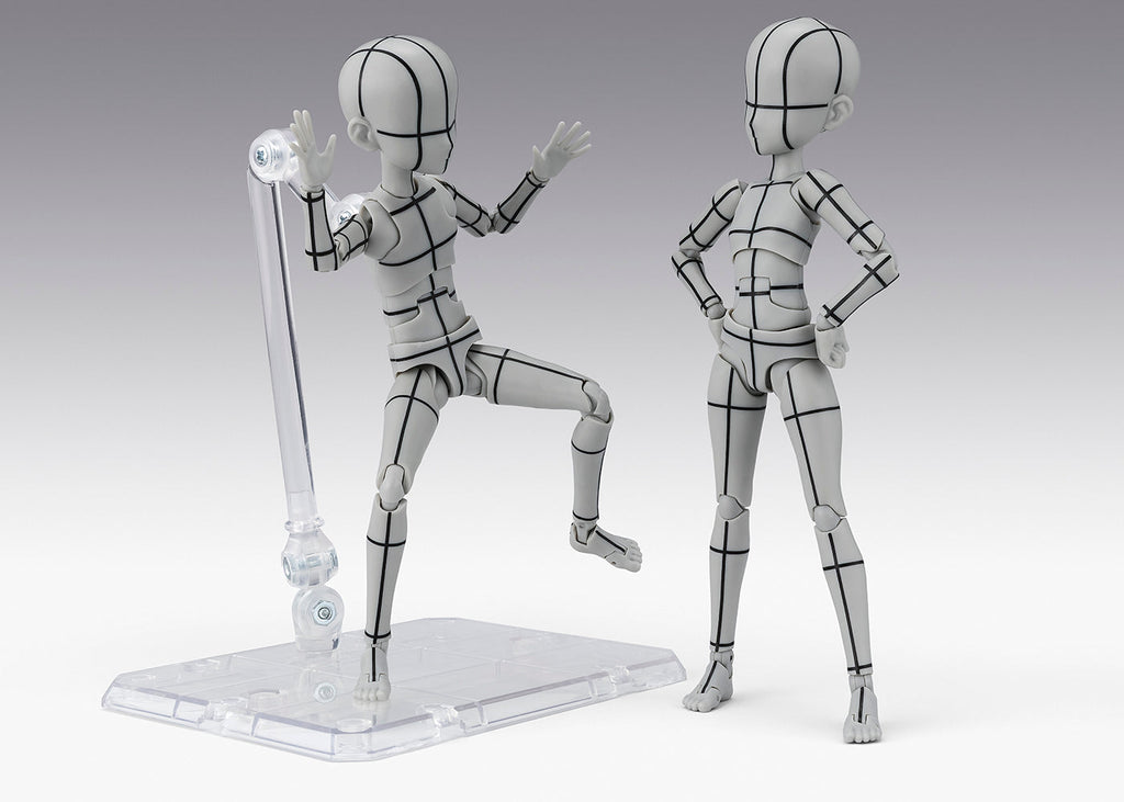 S.H.Figuarts Body-Chan -Ken Sugimori- Edition -Wireframe- (Gray Color Ver.)